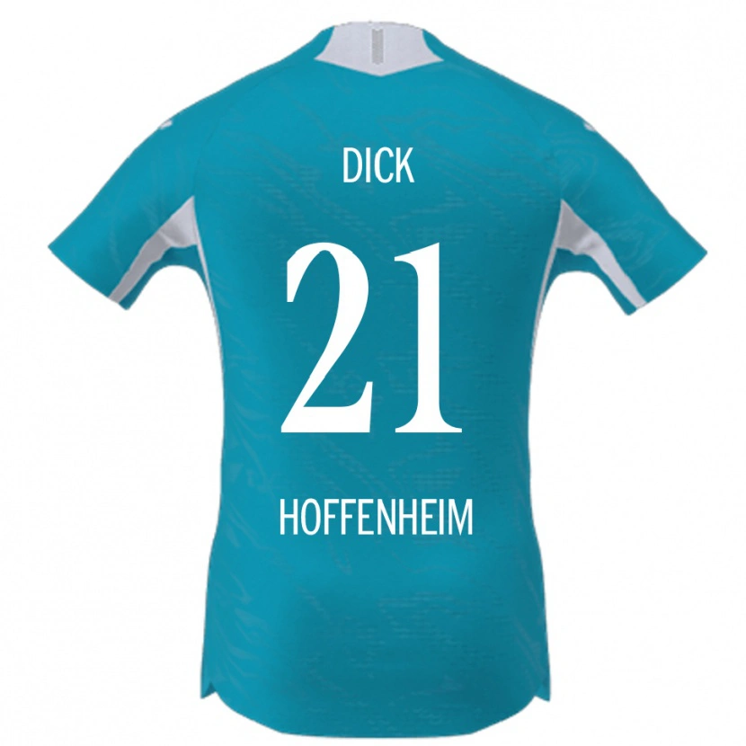 Danxen Barn Laura Dick #21 Himmelsblå Bortatröja Matchtröjor 2025/26 Tröjor T-Tröja