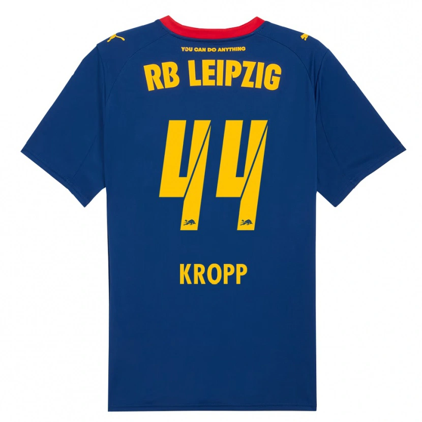 Danxen Barn Mirja Kropp #44 Marinblå Röd Bortatröja Matchtröjor 2025/26 Tröjor T-Tröja
