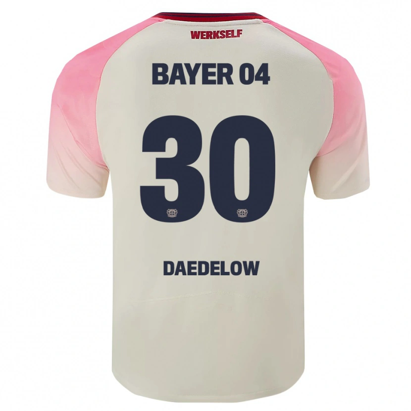 Danxen Barn Ida Daedelow #30 Rosa Off-White Bortatröja Matchtröjor 2025/26 Tröjor T-Tröja