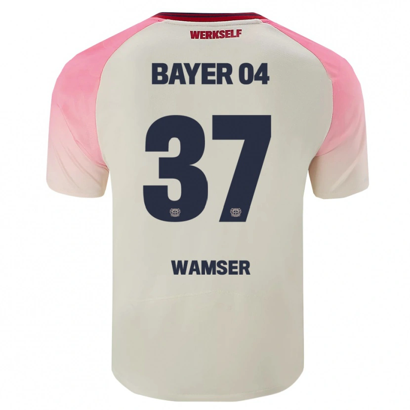 Danxen Barn Carlotta Wamser #37 Rosa Off-White Bortatröja Matchtröjor 2025/26 Tröjor T-Tröja