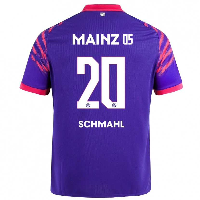 Danxen Barn Laura Schmahl #20 Marinblå Rosa Bortatröja Matchtröjor 2025/26 Tröjor T-Tröja