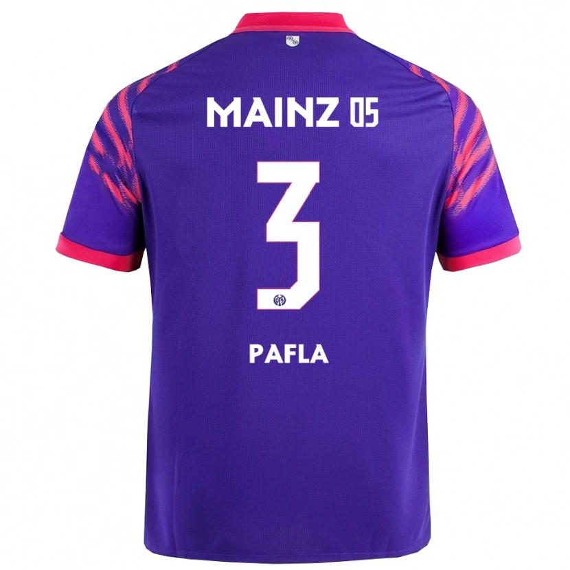 Danxen Barn Noel Pafla #3 Marinblå Rosa Bortatröja Matchtröjor 2025/26 Tröjor T-Tröja