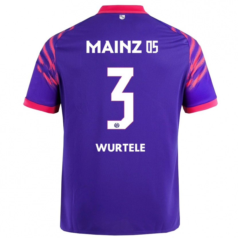 Danxen Barn Fabienne Würtele #3 Marinblå Rosa Bortatröja Matchtröjor 2025/26 Tröjor T-Tröja