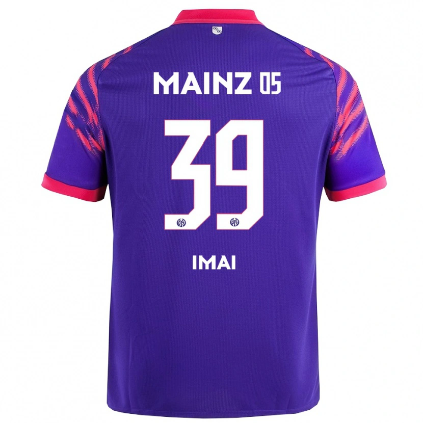 Danxen Barn Yurina Imai #39 Marinblå Rosa Bortatröja Matchtröjor 2025/26 Tröjor T-Tröja