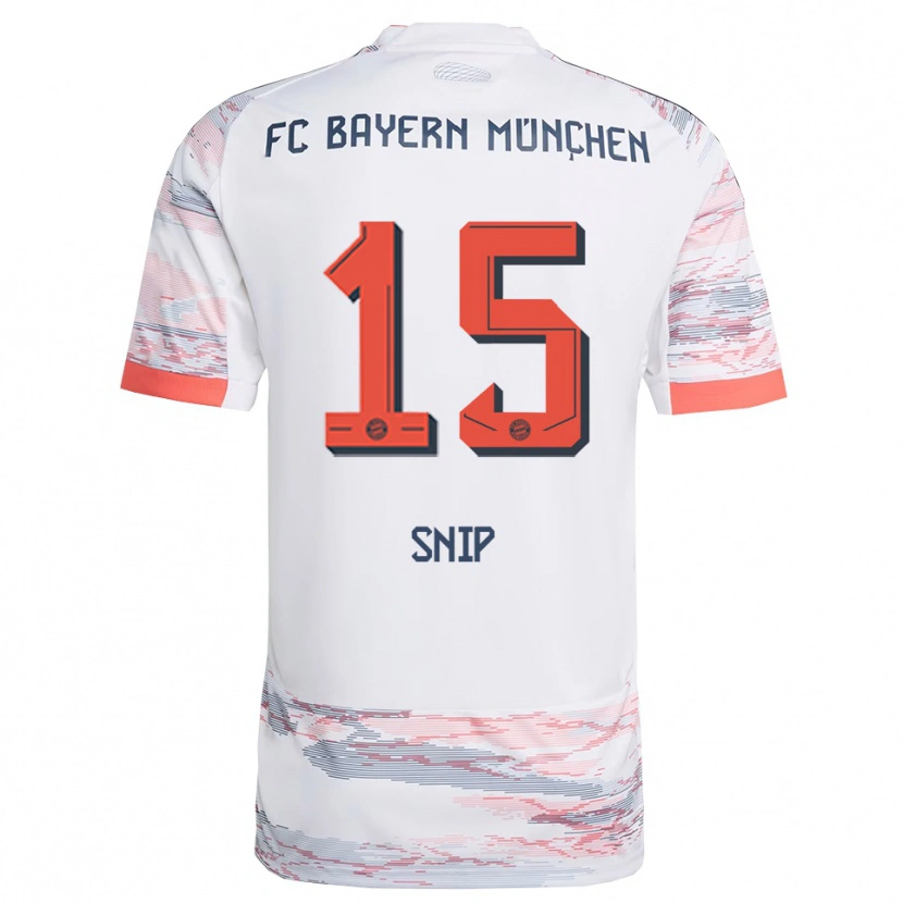 Danxen Barn Roy Snip #15 Vit Grå Bortatröja Matchtröjor 2025/26 Tröjor T-Tröja