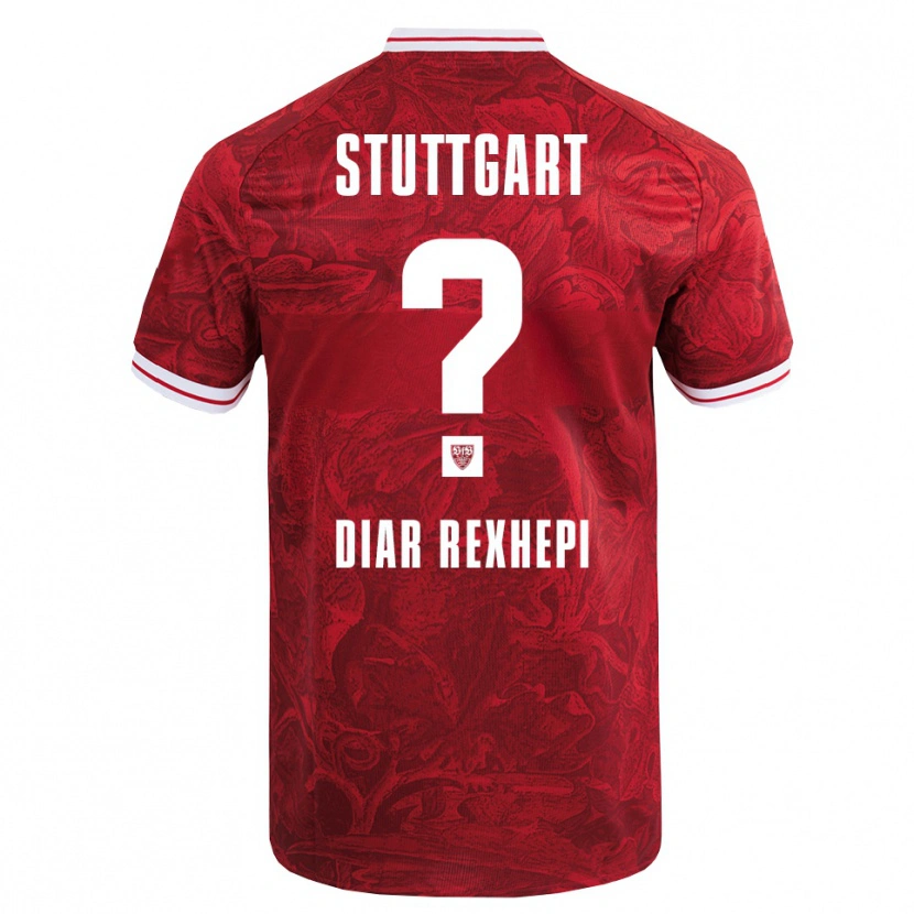 Danxen Barn Diar Rexhepi #0 Röd Svart Bortatröja Matchtröjor 2025/26 Tröjor T-Tröja