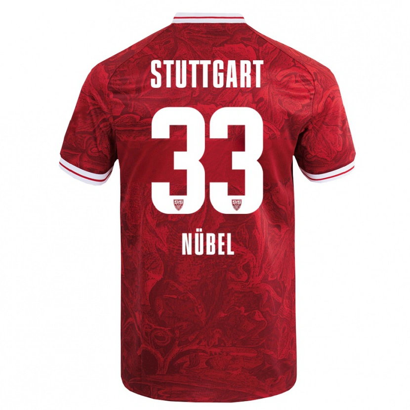 Danxen Barn Alexander Nübel #33 Röd Svart Bortatröja Matchtröjor 2025/26 Tröjor T-Tröja