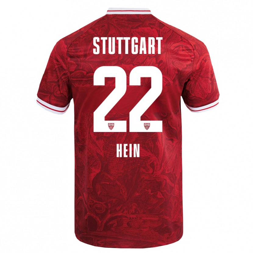 Danxen Barn Pia Hein #22 Röd Svart Bortatröja Matchtröjor 2025/26 Tröjor T-Tröja