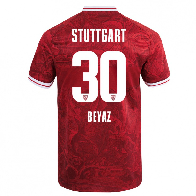 Danxen Barn Ömer Beyaz #30 Röd Svart Bortatröja Matchtröjor 2025/26 Tröjor T-Tröja