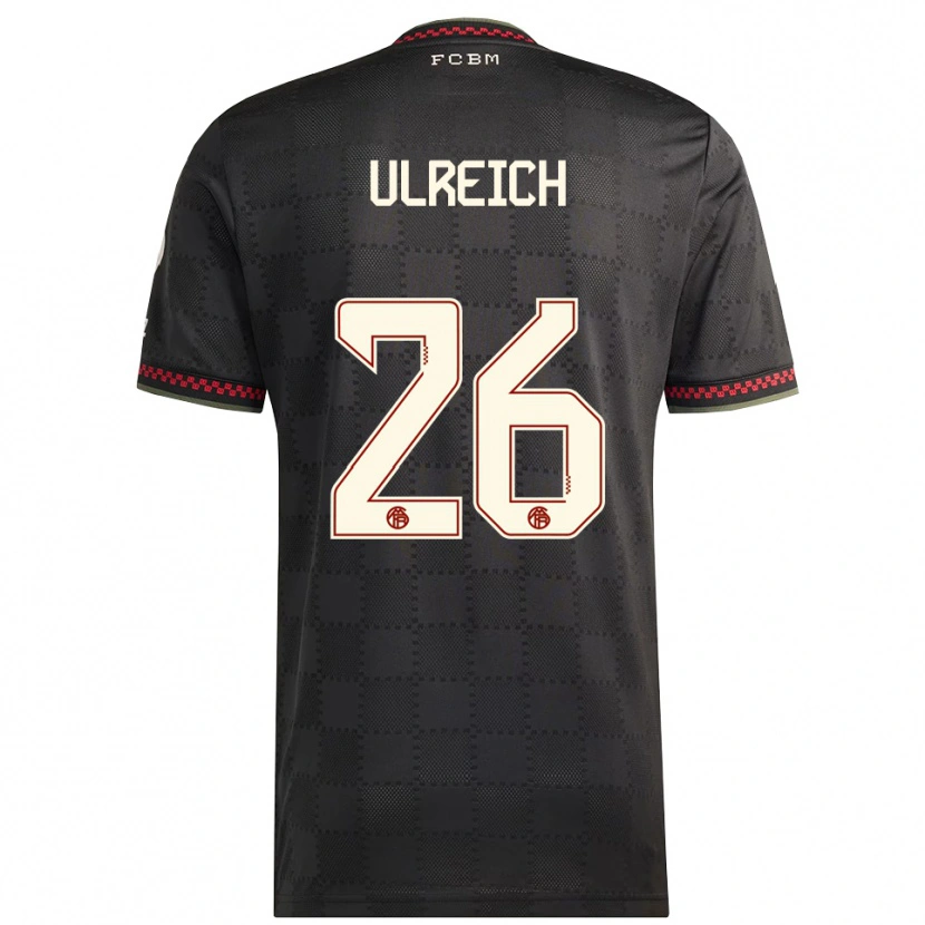 Danxen Barn Sven Ulreich #26 Svart Vit Tredjesatsen Matchtröjor 2025/26 Tröjor T-Tröja