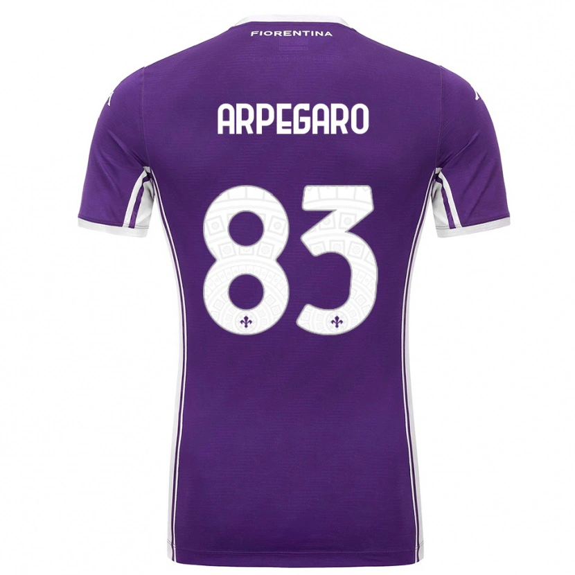 Danxen Män Sofia Arpegaro #83 Lila Vit Hemmatröja Matchtröjor 2025/26 Tröjor T-Tröja