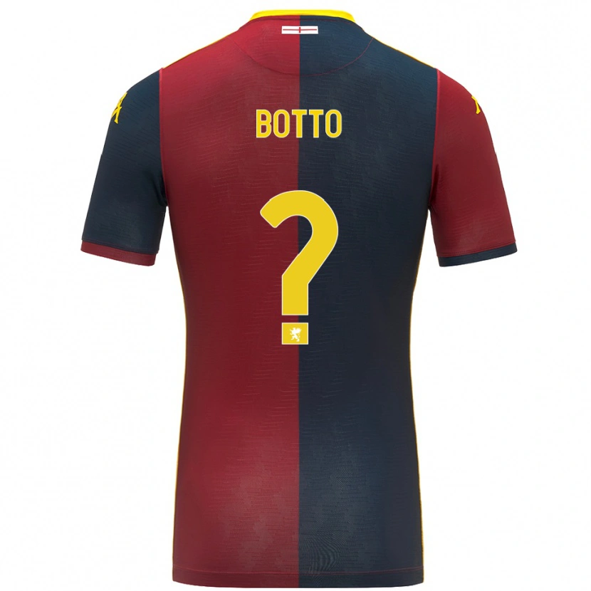 Danxen Män Achille Botto #0 Röd Kungsblå Hemmatröja Matchtröjor 2025/26 Tröjor T-Tröja