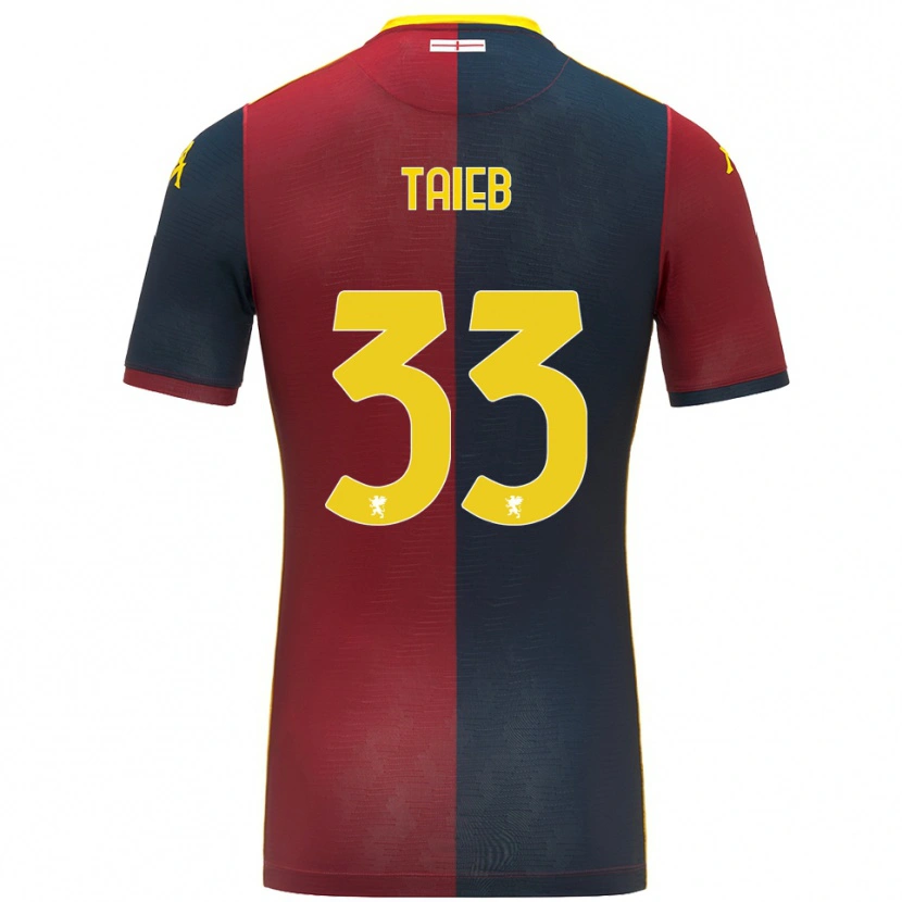 Danxen Män Chad Taieb #33 Röd Kungsblå Hemmatröja Matchtröjor 2025/26 Tröjor T-Tröja