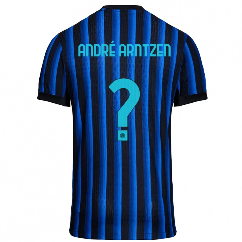 Danxen Män Matheo André Arntzen #0 Svart Blå Hemmatröja Matchtröjor 2025/26 Tröjor T-Tröja