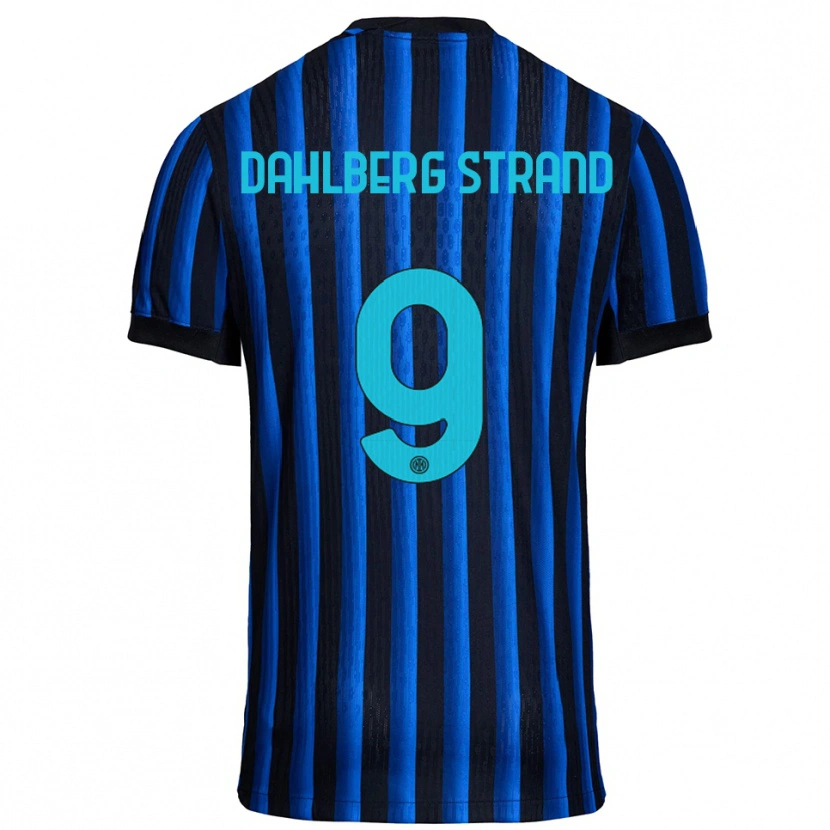 Danxen Män Jonas Dahlberg Strand #9 Svart Blå Hemmatröja Matchtröjor 2025/26 Tröjor T-Tröja