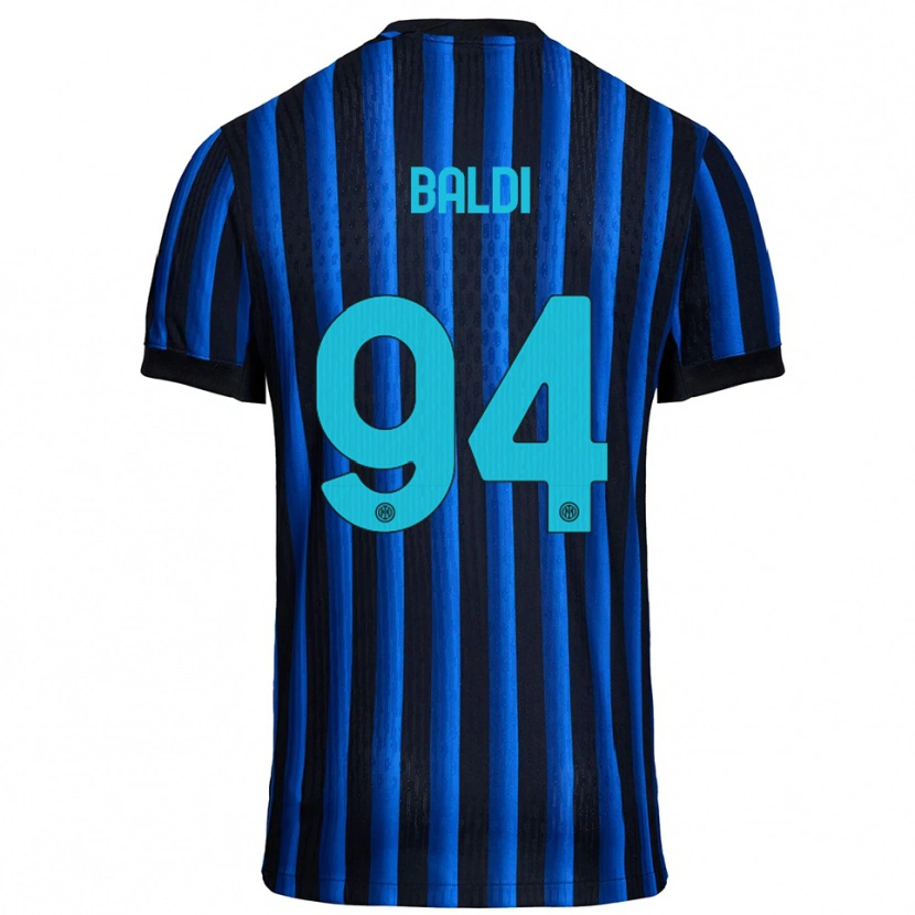 Danxen Män Rachele Baldi #94 Svart Blå Hemmatröja Matchtröjor 2025/26 Tröjor T-Tröja