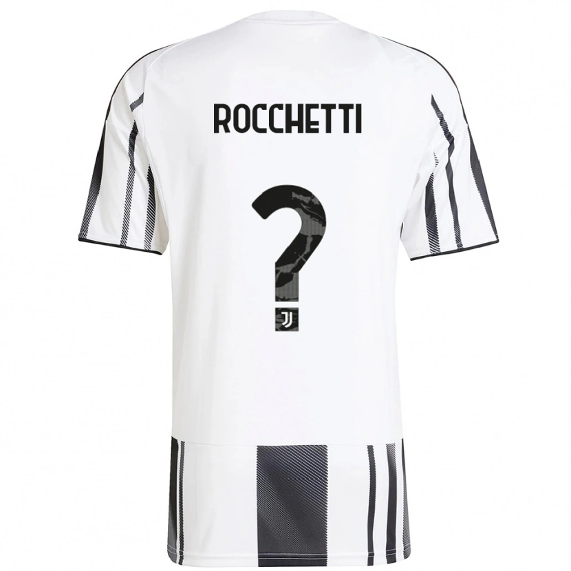 Danxen Män Edoardo Rocchetti #0 Vit Svart Hemmatröja Matchtröjor 2025/26 Tröjor T-Tröja