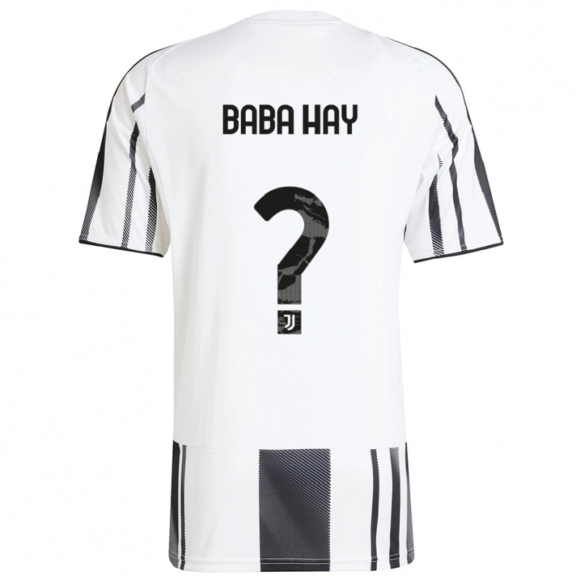 Danxen Män Amir Baba Hay #0 Vit Svart Hemmatröja Matchtröjor 2025/26 Tröjor T-Tröja