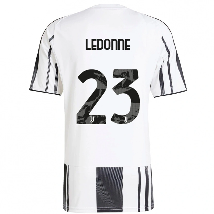 Danxen Män Nicolo Ledonne #23 Vit Svart Hemmatröja Matchtröjor 2025/26 Tröjor T-Tröja