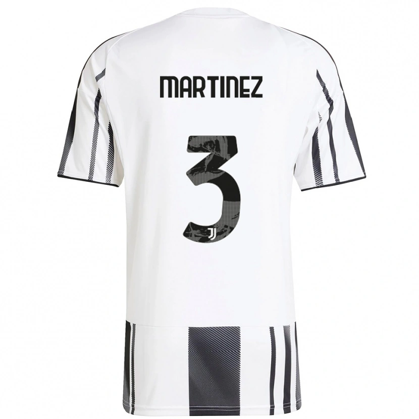 Danxen Män Bruno Martinez #3 Vit Svart Hemmatröja Matchtröjor 2025/26 Tröjor T-Tröja