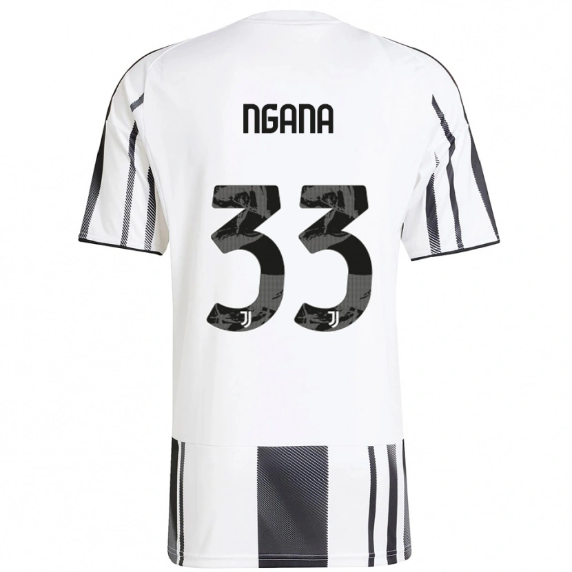 Danxen Män Valdes Ngana #33 Vit Svart Hemmatröja Matchtröjor 2025/26 Tröjor T-Tröja