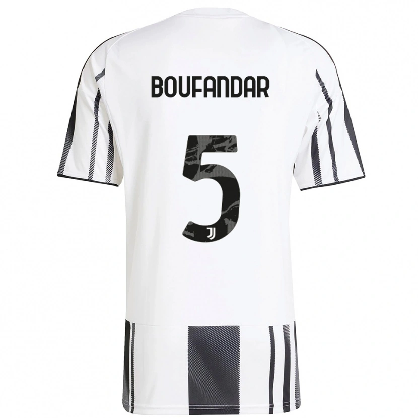 Danxen Män Adam Boufandar #5 Vit Svart Hemmatröja Matchtröjor 2025/26 Tröjor T-Tröja