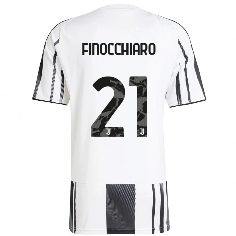 Danxen Män Gabriele Finocchiaro #21 Vit Svart Hemmatröja Matchtröjor 2025/26 Tröjor T-Tröja