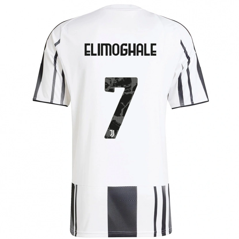 Danxen Män Destiny Elimoghale #7 Vit Svart Hemmatröja Matchtröjor 2025/26 Tröjor T-Tröja