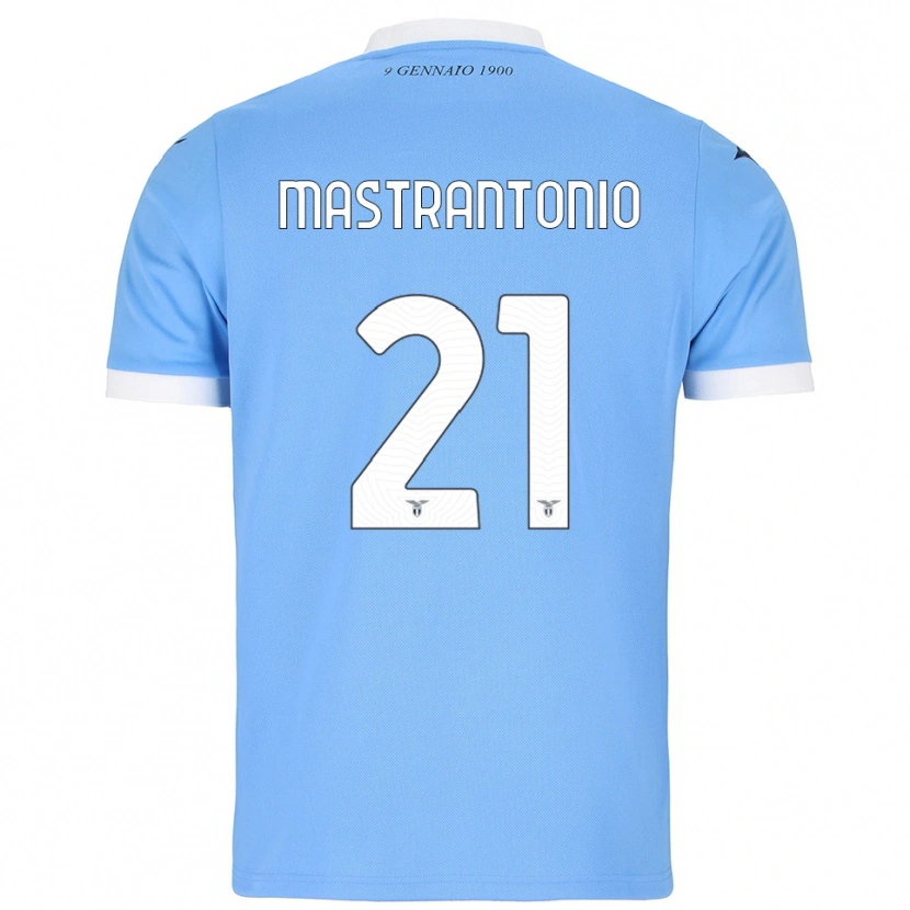 Danxen Män Ella Mastrantonio #21 Himmelsblå Vit Hemmatröja Matchtröjor 2025/26 Tröjor T-Tröja