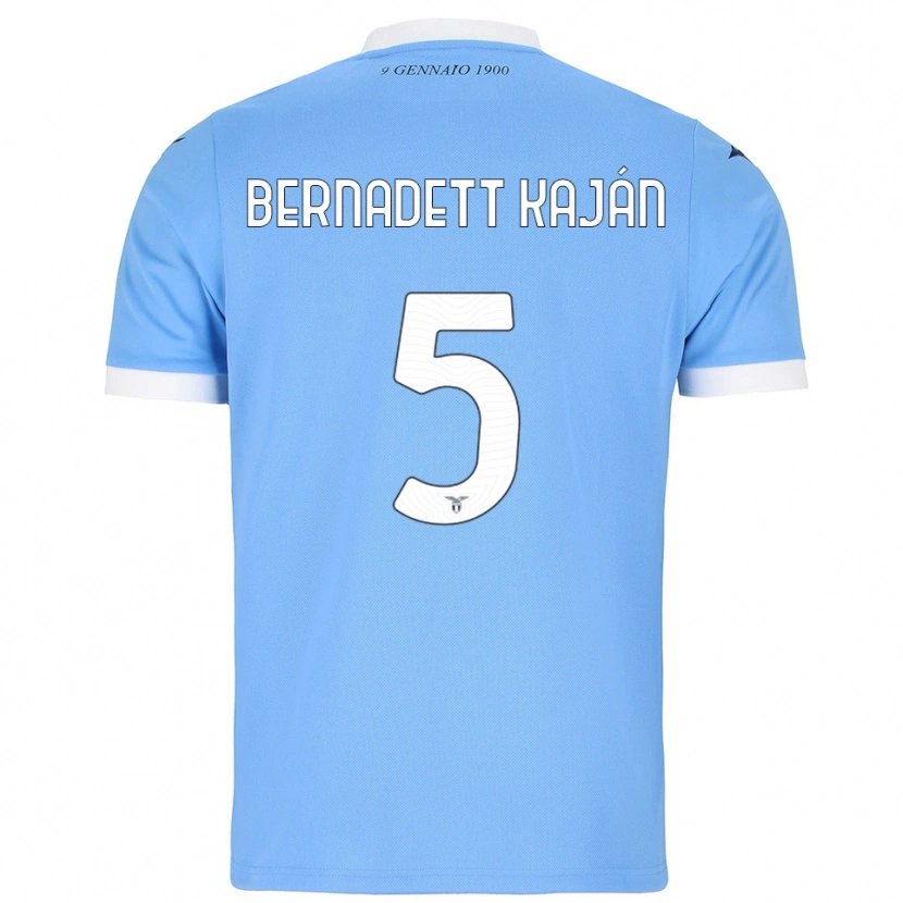 Danxen Män Zsanett Bernadett Kaján #5 Himmelsblå Vit Hemmatröja Matchtröjor 2025/26 Tröjor T-Tröja