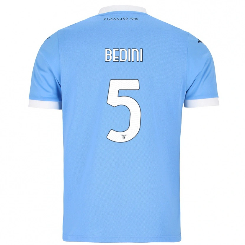 Danxen Män Filippo Bedini #5 Himmelsblå Vit Hemmatröja Matchtröjor 2025/26 Tröjor T-Tröja