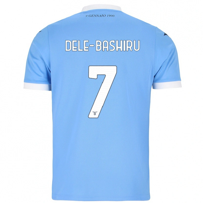 Danxen Män Fisayo Dele-Bashiru #7 Himmelsblå Vit Hemmatröja Matchtröjor 2025/26 Tröjor T-Tröja