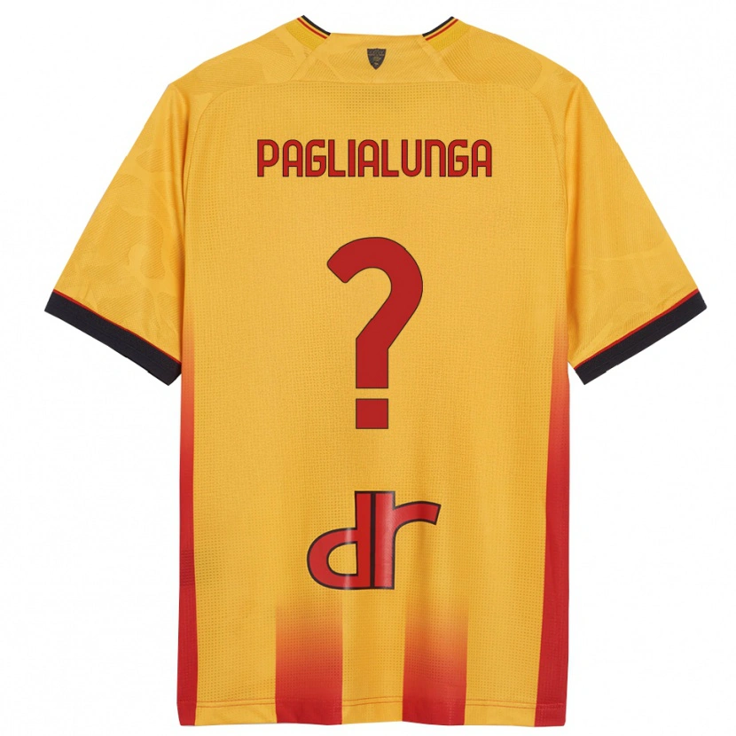 Danxen Män Robert Paglialunga #0 Gul Orange Hemmatröja Matchtröjor 2025/26 Tröjor T-Tröja