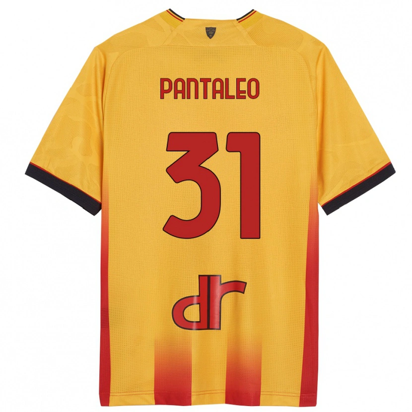 Danxen Män Dario Pantaleo #31 Gul Orange Hemmatröja Matchtröjor 2025/26 Tröjor T-Tröja