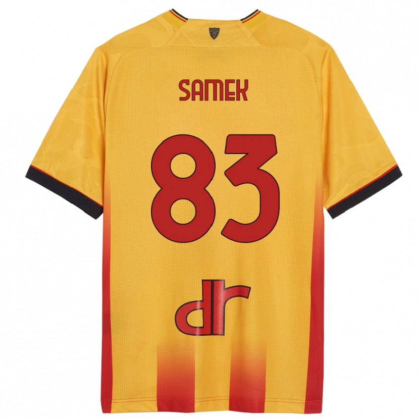 Danxen Män Daniel Samek #83 Gul Orange Hemmatröja Matchtröjor 2025/26 Tröjor T-Tröja