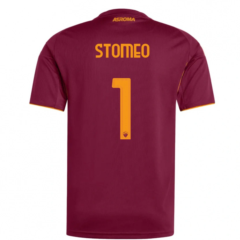 Danxen Män Giorgio Stomeo #1 Vinröd Orange Hemmatröja Matchtröjor 2025/26 Tröjor T-Tröja