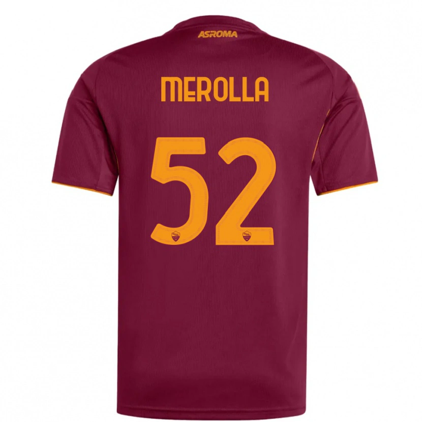 Danxen Män Liliana Merolla #52 Vinröd Orange Hemmatröja Matchtröjor 2025/26 Tröjor T-Tröja