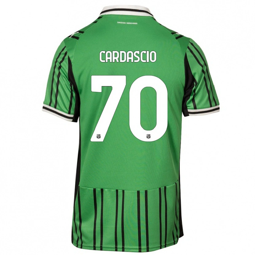 Danxen Män Alessandro Cardascio #70 Grön Svart Hemmatröja Matchtröjor 2025/26 Tröjor T-Tröja