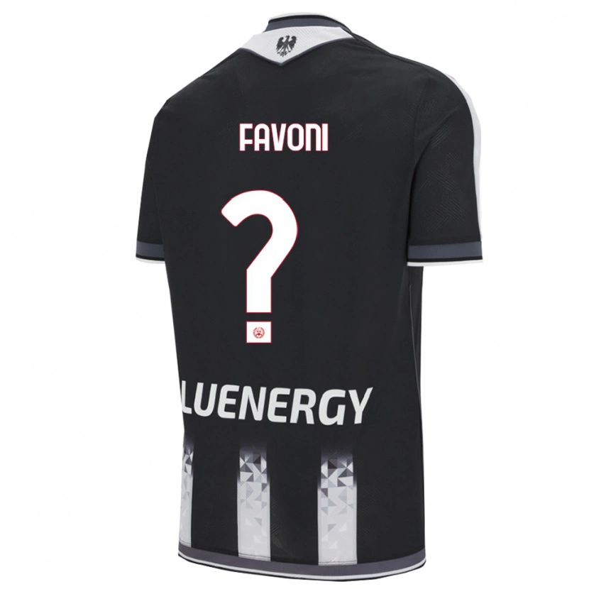Danxen Män Patrick Favoni #0 Svart Vit Hemmatröja Matchtröjor 2025/26 Tröjor T-Tröja