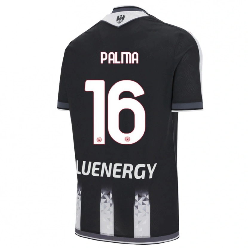 Danxen Män Matteo Palma #16 Svart Vit Hemmatröja Matchtröjor 2025/26 Tröjor T-Tröja