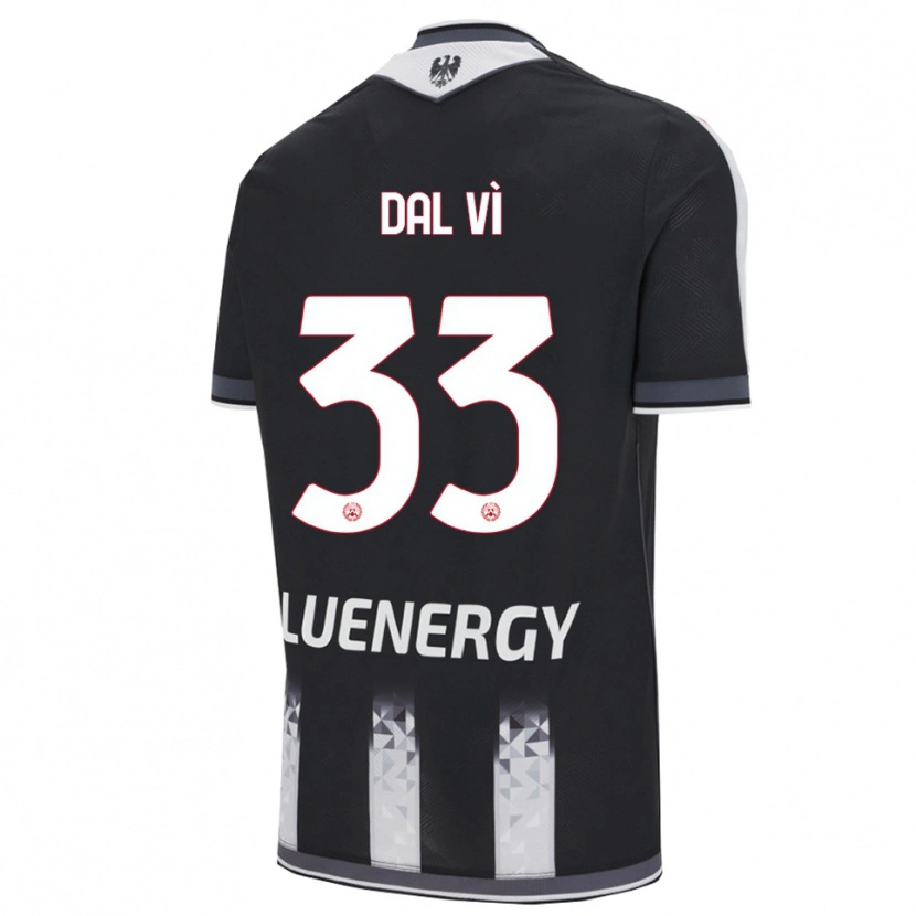 Danxen Män Matteo Dal Vì #33 Svart Vit Hemmatröja Matchtröjor 2025/26 Tröjor T-Tröja