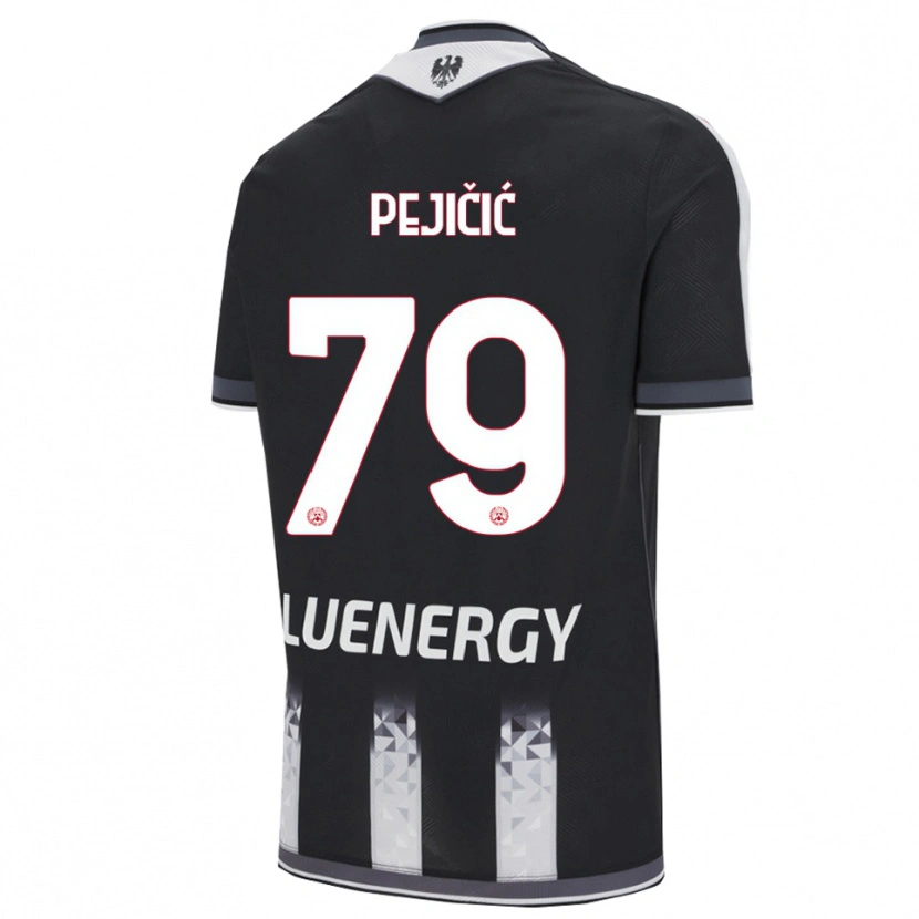 Danxen Män David Pejičić #79 Svart Vit Hemmatröja Matchtröjor 2025/26 Tröjor T-Tröja