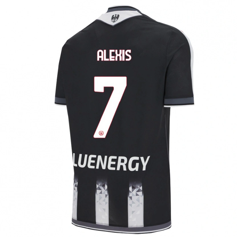 Danxen Män Alexis Sánchez #7 Svart Vit Hemmatröja Matchtröjor 2025/26 Tröjor T-Tröja