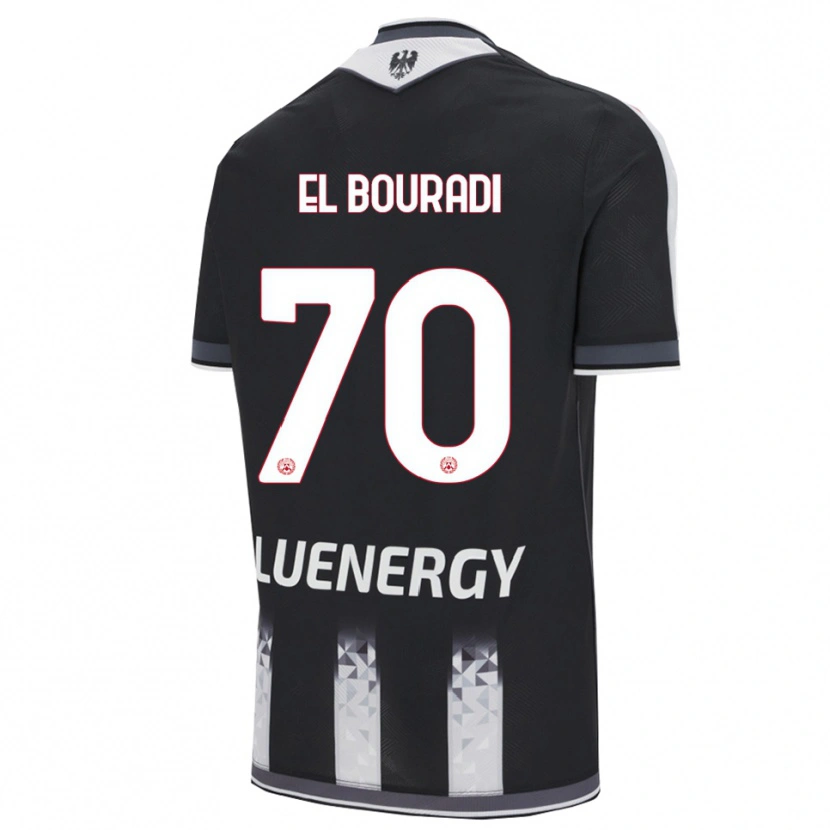 Danxen Män Walid El Bouradi #70 Svart Vit Hemmatröja Matchtröjor 2025/26 Tröjor T-Tröja