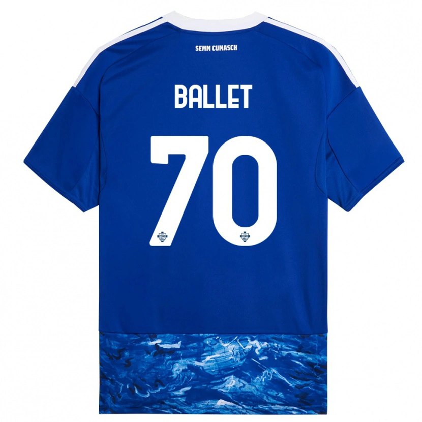 Danxen Män Samuel Ballet #70 Blå Vit Hemmatröja Matchtröjor 2025/26 Tröjor T-Tröja