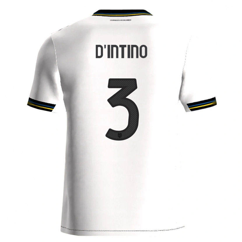 Danxen Män Roberto D'intino #3 Vit Svart Hemmatröja Matchtröjor 2025/26 Tröjor T-Tröja
