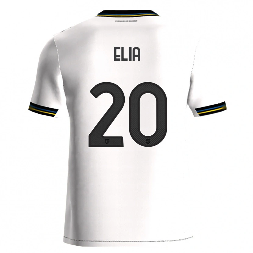 Danxen Män Alessandro Elia #20 Vit Svart Hemmatröja Matchtröjor 2025/26 Tröjor T-Tröja