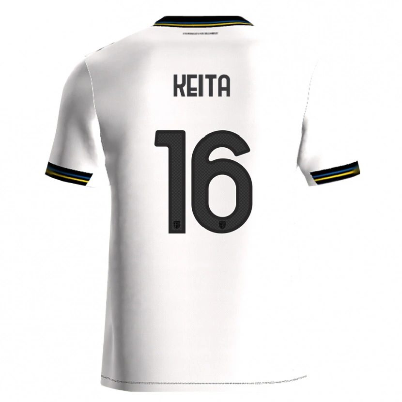 Danxen Män Mandela Keita #16 Vit Svart Hemmatröja Matchtröjor 2025/26 Tröjor T-Tröja