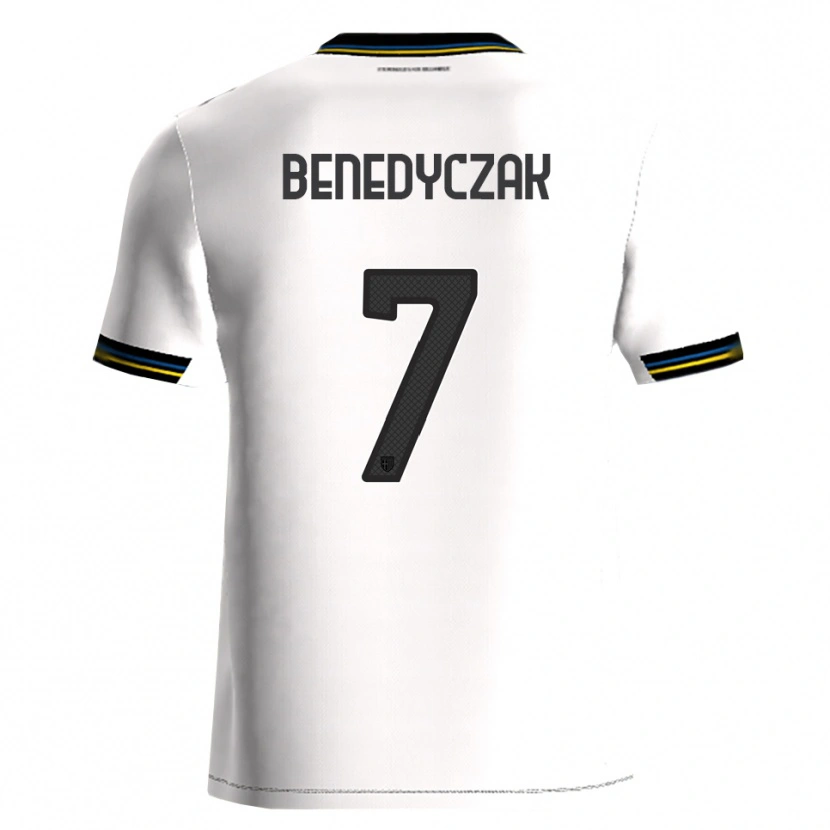 Danxen Män Adrian Benedyczak #7 Vit Svart Hemmatröja Matchtröjor 2025/26 Tröjor T-Tröja