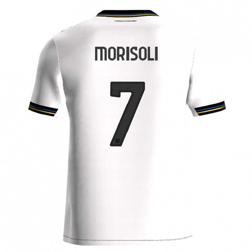 Danxen Män Gabriel Morisoli #7 Vit Svart Hemmatröja Matchtröjor 2025/26 Tröjor T-Tröja